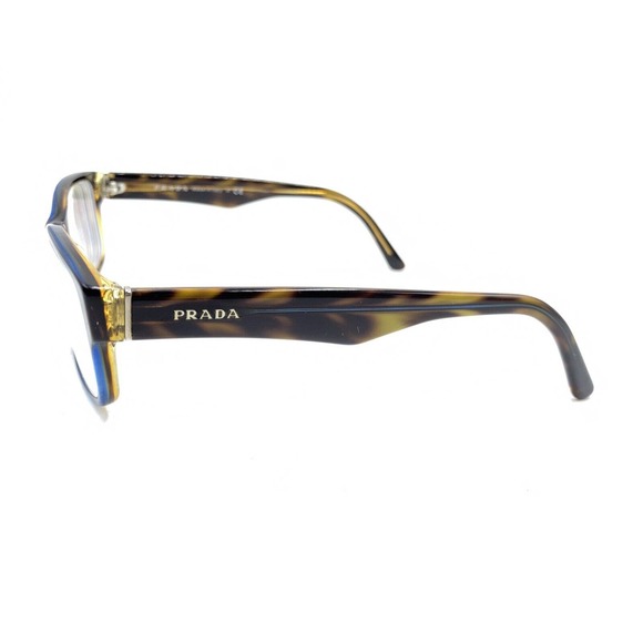 Prada VPR 16M ZXH-1O1 Blue Brown Tortoise Eyeglasses Frames 53-16 140 Italy - Picture 7 of 12